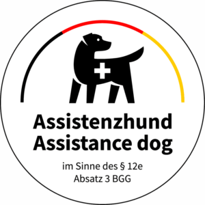 Logo eines Assistenzhundes BMAS